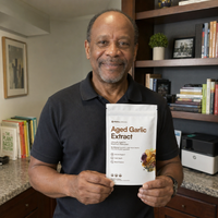 Robert M., 61 years · Aged Garlic customer