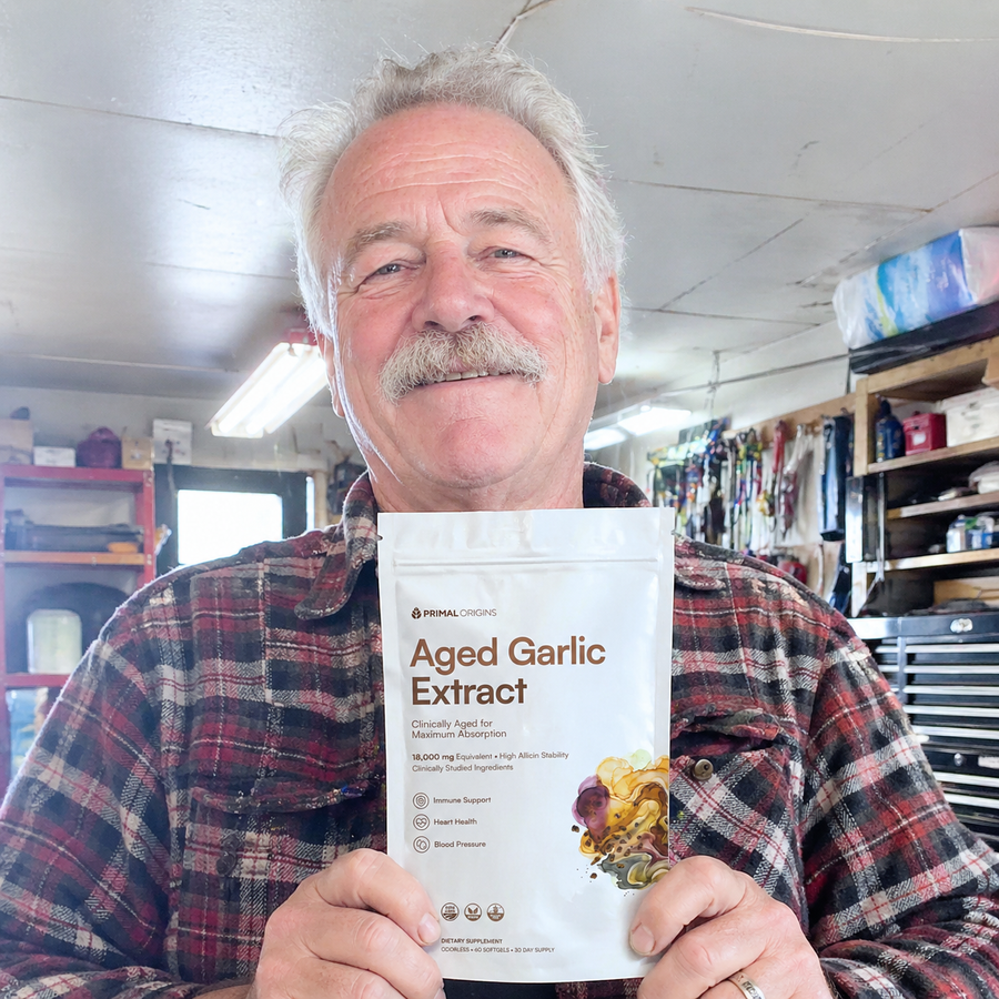 David T., 58 years · Aged Garlic customer